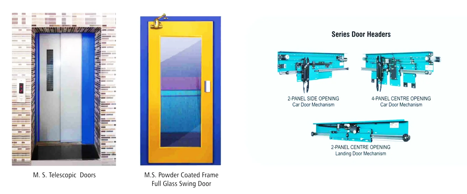 Arkown premium manual elevator door design - Model 2